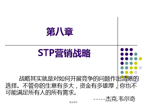 STP营销战略ppt课件