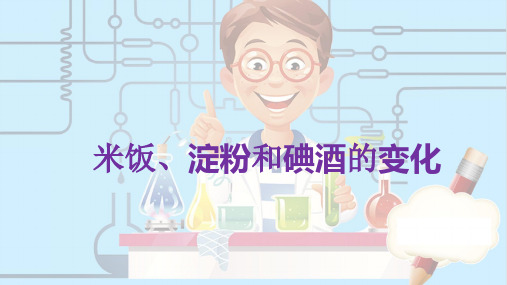 六年级下册科学精品课件 -2.3 米饭、淀粉和碘酒的变化|教科版PPT课件12