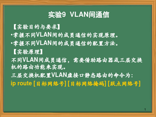 《计算机网络技术》实验09