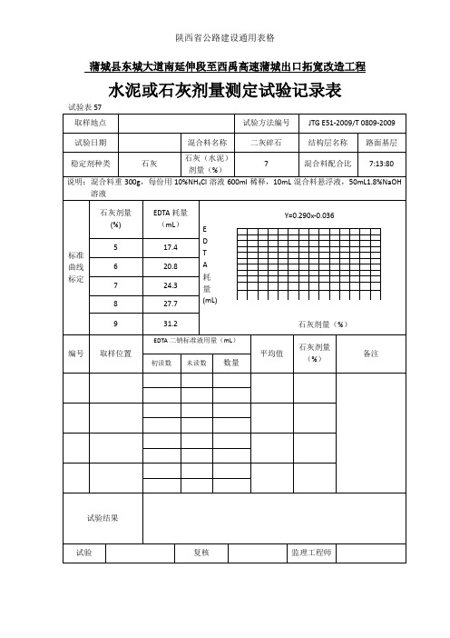 10% 灰土灰剂量表格