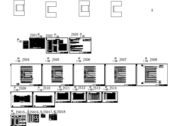 【湖北】某初中宿舍楼（已建成）建筑施工图