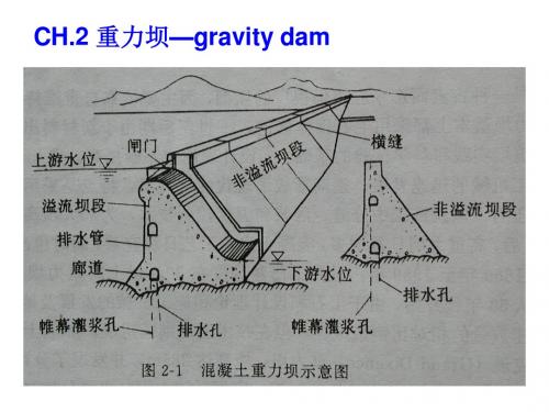 河海大学水工建筑物(重力坝)教学课件02-重力坝1 概述荷载