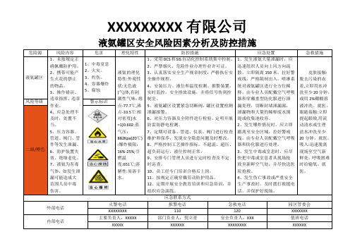 液氨罐区风险分析及防控措施