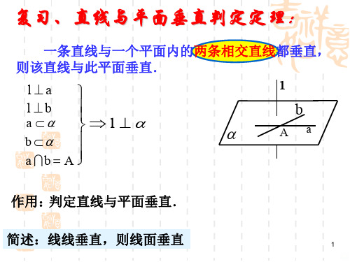平面与平面垂直的判定PPT课件
