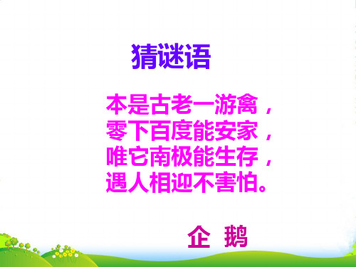 三年级语文上册 登上企鹅岛 1课件 语文A