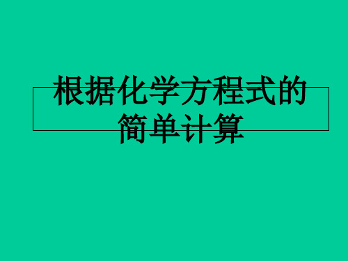 华东师大版初中科学九上化学方程式