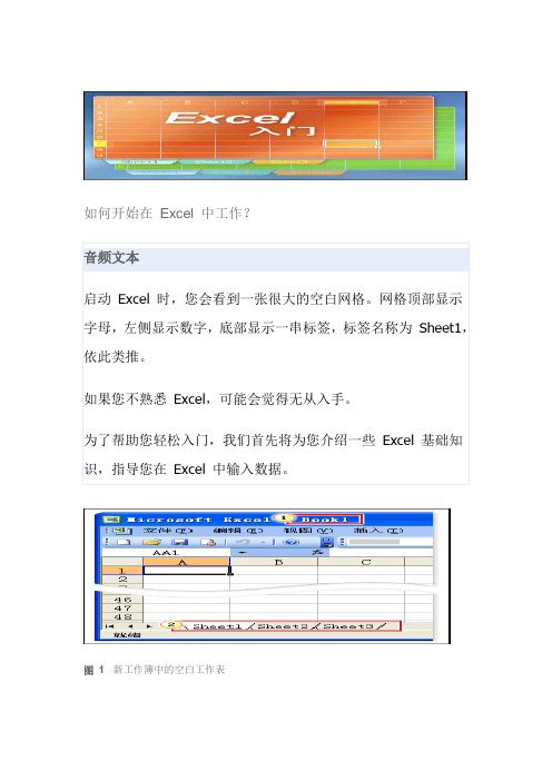 Excel2003学习教程