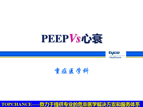 呼吸机PEEP的应用