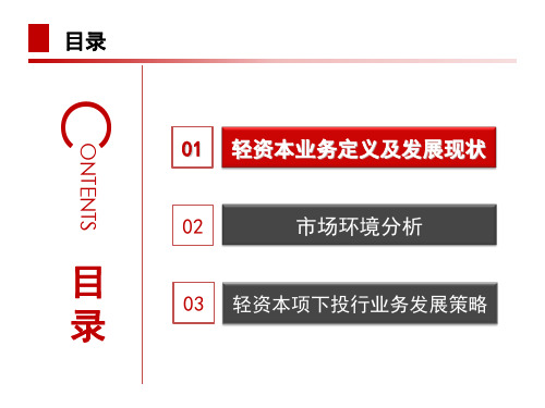 轻资产轻资本业务发展策略研讨教材(PPT 40页)