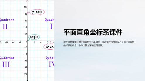 平面直角坐标系课件