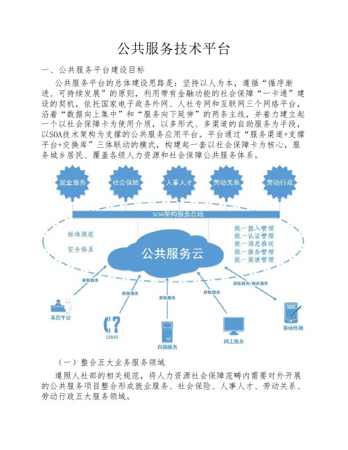 公共服务技术平台