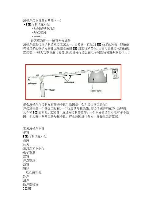 波峰焊接不良解析基础