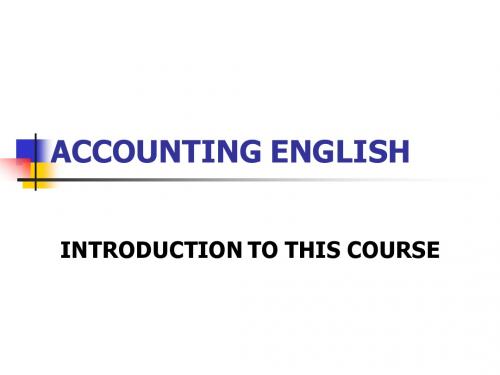 Accounting-Lesson 1 Review of Accounting Cycle