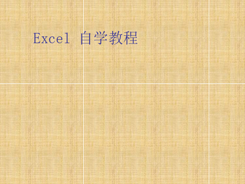 EXCEL2003教程(超详细)