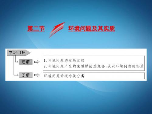 高二地理ppt课件 环境问题及其实质课件