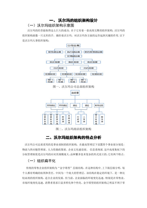 沃尔玛组织架构