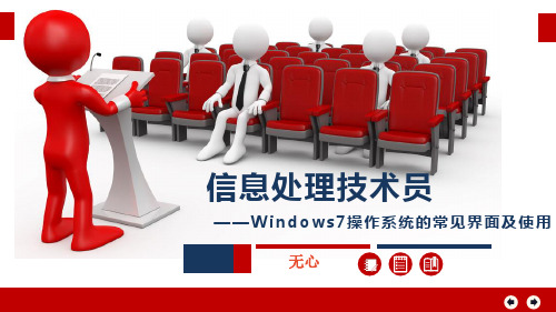 信息处理技术员培训课件 4.1Windows7操作系统的常见界面及使用