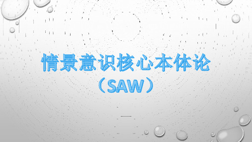 情景意识核心本体论