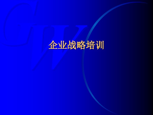 企业管理基本框架及主要元素培训教程(ppt 94页)