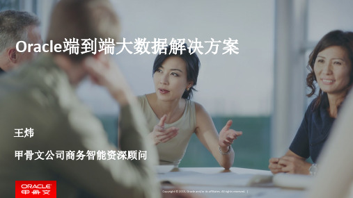 Oracle端到端大数据解决方案40