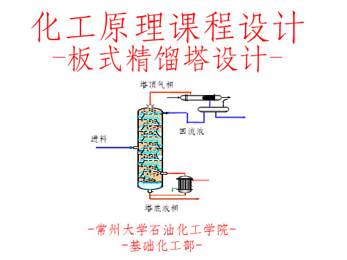 化工原理课程设计最新版本ppt课件