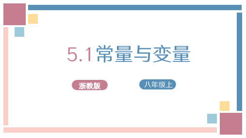 5.1 常量与变量 课件(共16张PPT)