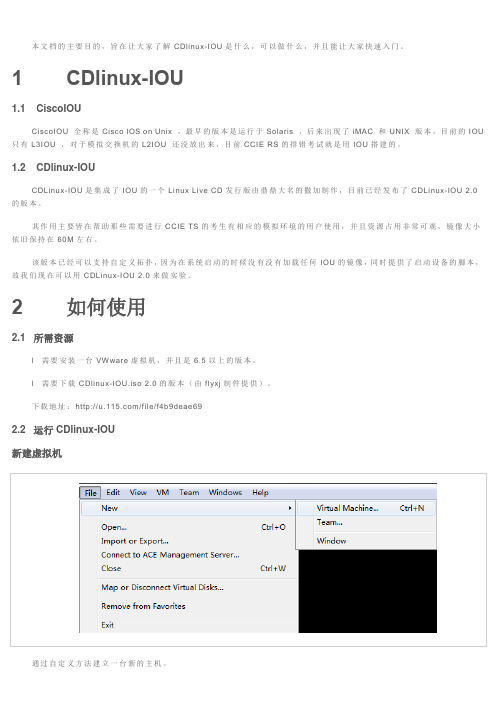 cisco-iou-ccie思科IOU模拟器下载使用教程