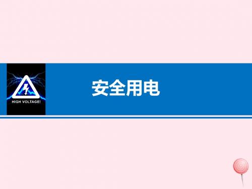 2019年九年级物理全册13.6安全用电课件(新版)北师大版