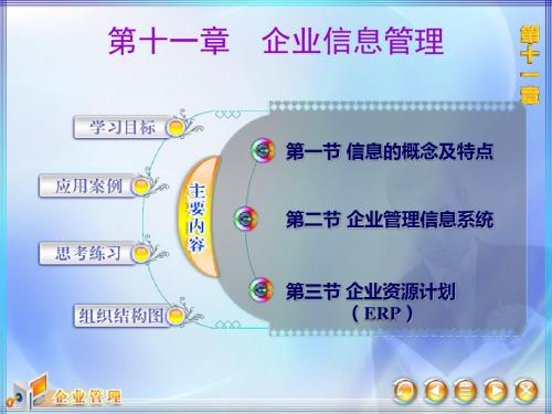 企业信息管理培训教材(共 38张PPT)