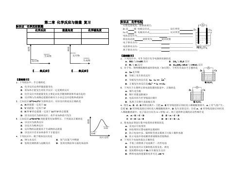 人教版化学必修2第二章知识总结