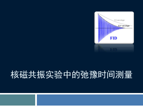 核磁共振实验中的弛豫时间测量