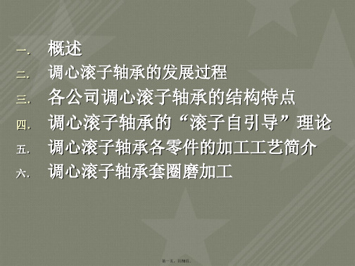 调心滚子轴承知识讲座