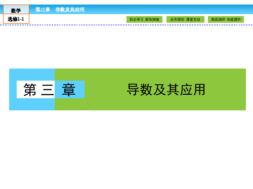 (人教版)高中数学选修1-1课件：第3章 导数及其应用3.1.1、2 