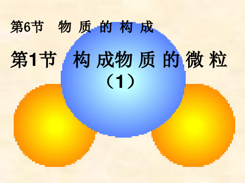 【华师大版】科学八上：6.1《构成物质的微粒》ppt课件(3)