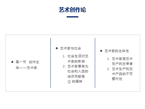 艺术概论：艺术创作