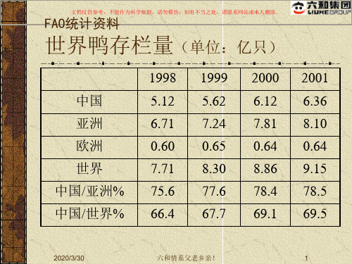 樱桃谷肉鸭饲养管理课件