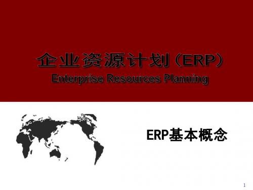 ERP201第二部分ERP基本概念