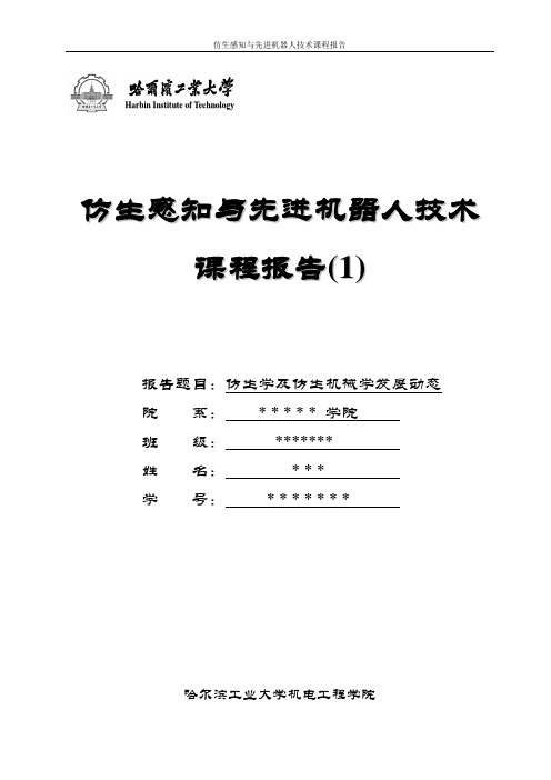 放生感知与先进机器人课程报告(1)