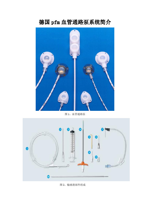 德国pfm血管通路泵系统简介