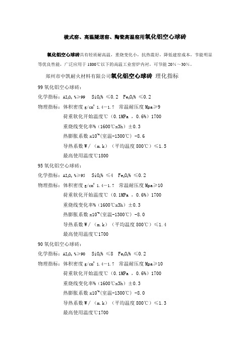 梭式窑用氧化铝空心球 2