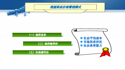 药品价格管理模式-完整版PPT课件