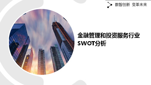 金融管理和投资服务行业SWOT分析