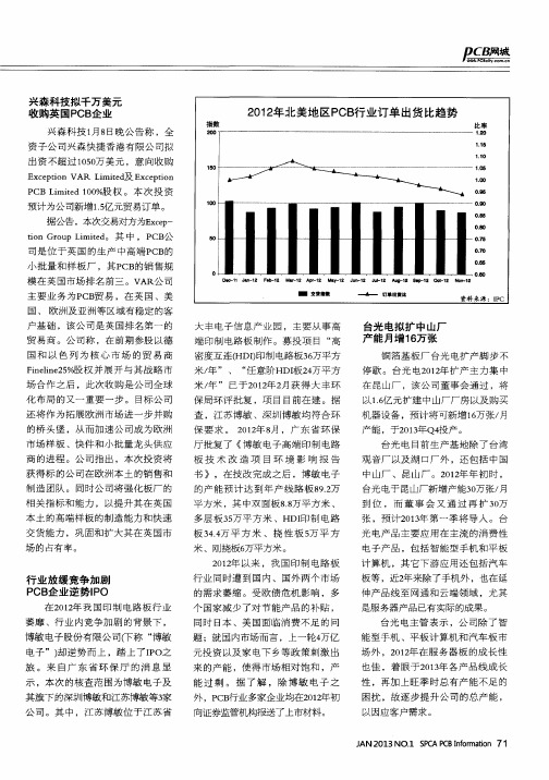 兴森科技拟千万美元收购英国PCB企业