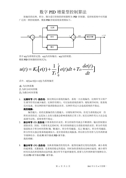 数字PID控制器