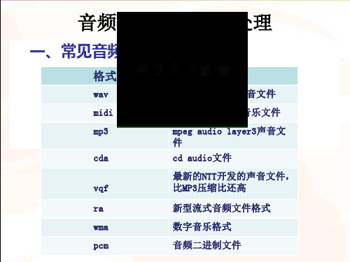 音频素材的获取与处理