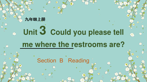 unit3 could you please tell me where sectionB2a-2第四课时(B 2a-2d) -2