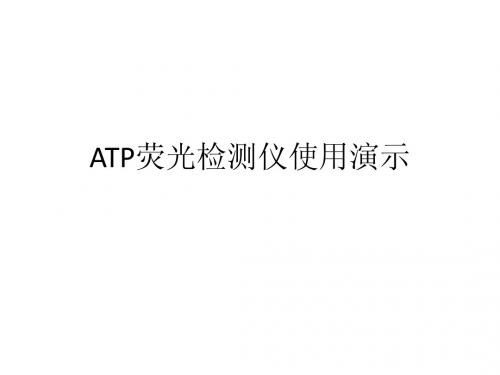 ATP使用演示