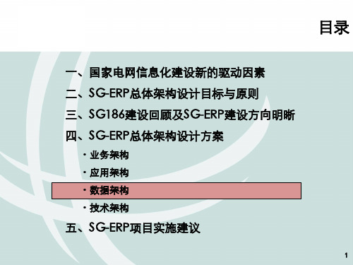 SG-ERP总体架构设计建议方案_数据架构