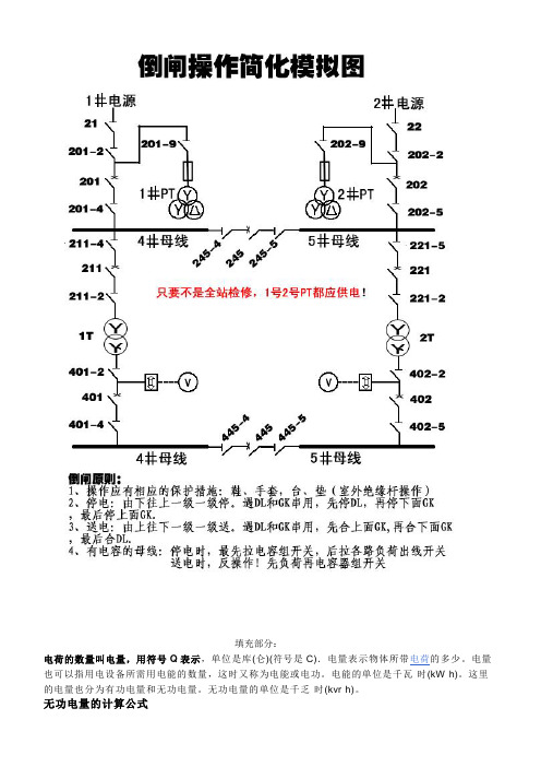 高压电工倒闸操作模拟1