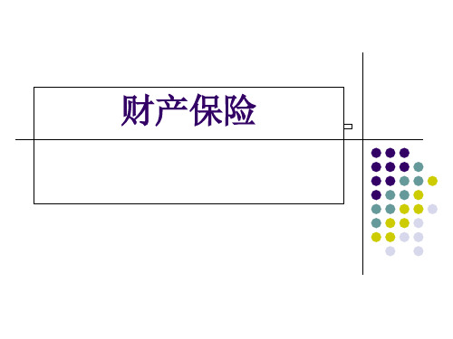 第四章 财产保险 PPT课件